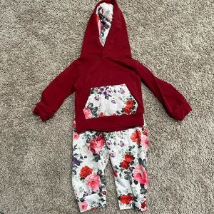 Two piece set- floral